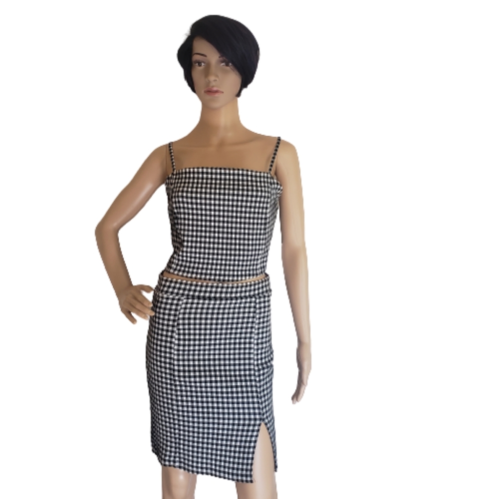 Two piece checkered set